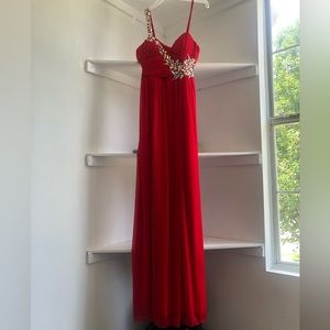 City Triangles Red Pencil Dress